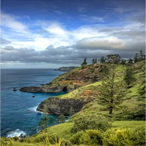 A coastal view from the track to Bird Rock, Norfolk Island