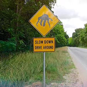 Coconut Crab Road Sign | Christmas Island