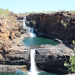 The four-tiered Mitchell Falls
