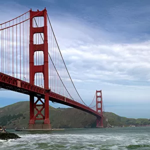Golden Gate Bridge splash