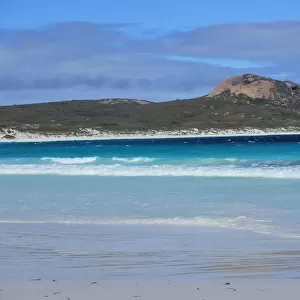 Landscape view of Lucky Bay in Cape La Grand near Esperance, Western Australia
