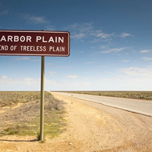Nullarbor Plain sign South Australia