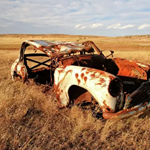 Old rusty car. Outback Australia