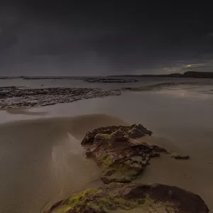 Smiths beach on a stormy morning, Phillip Island Bass Coast, Victoria, Australia