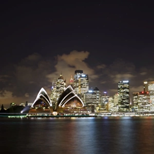 Sydney city view at night