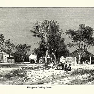 Village on Darling Downs, Queensland, Australia, 19th Century
