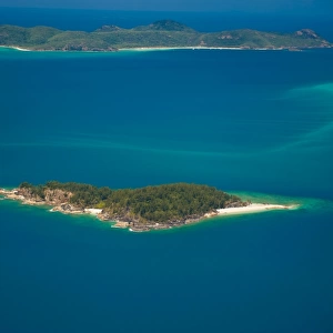 Aerial view of the Whitsunday Islands, Queensland, Australia