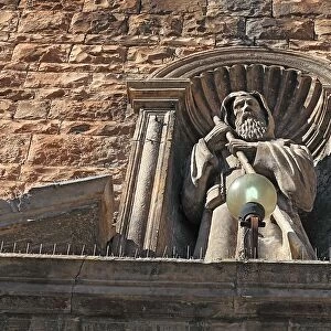 Bitonto, portal of the Chiesa San Francesco di Paola in Piazza Aldo Moro, Puglia, Italy
