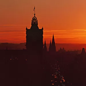 Edinburgh - Sunset from Calton Hill - Film