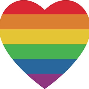Rainbow Colour Heart