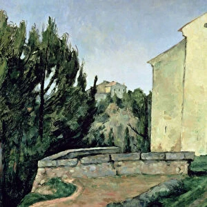 The Abandoned House at Tholonet (oil on canvas)