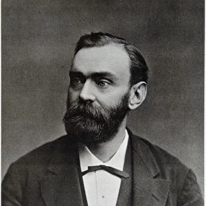 Alfred Nobel at the age of 50 - photography