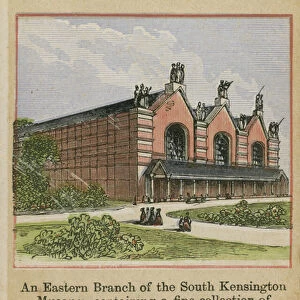 Bethnal Green Museum (colour litho)