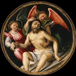 The Body of Christ Supported by Angels, c. 1513-1516 (oil on panel)