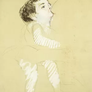 Breastfeeding Infant; Enfant au Sein, c. 1900 (pastel and black chalk on buff paper)
