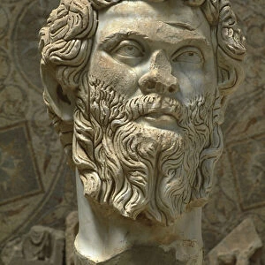 Bust of Septimus Severus (145-211), High Imperial Period (27 BC-395 AD) (marble)