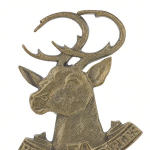 Cap badge, 3rd Battalion, 70th Burma Rifles, 1917-1922 (brass)