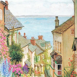 Clovelly, from source unknown (colour litho)