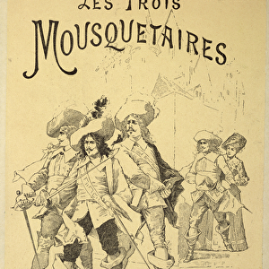 Front cover of a serialisation of The Three Musketeers