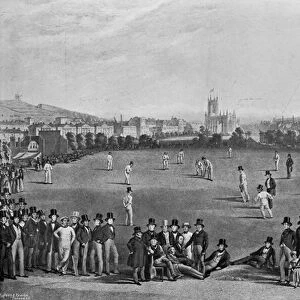 The cricket match between Sussex and Kent at Brighton, from a print originally published