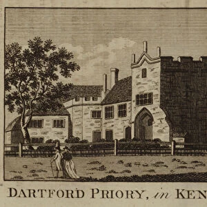 Dartford Priory, in Kent (engraving)