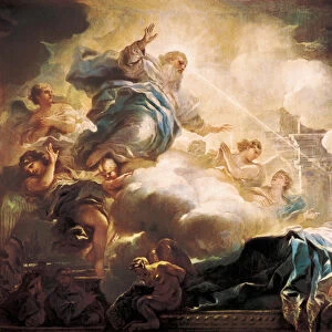 The dream of the king Salomon, c. 1693 (oil on canvas)
