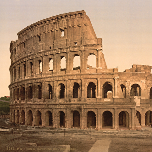 Exterior of Coliseum, Rome, c. 1890-1900 (photomechanical print)