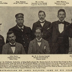 The Extradition of Jabez Balfour, Some of his Guardians (b / w photo)