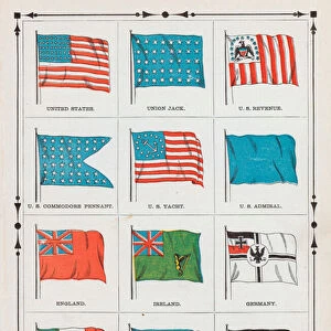 Flags of All Nations (colour litho)