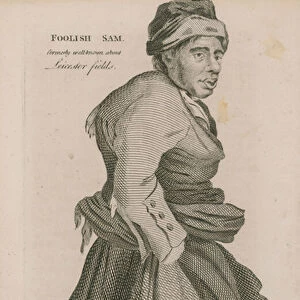Foolish Sam, formerly well-known about Leicester Fields (engraving)