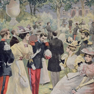 A Garden party at the Elysee, illustration from Le Petit Journal, 21st July 1895
