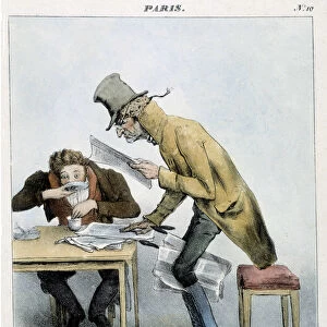 A grabber of Momus coffee in Paris - 1821, Carnavalet