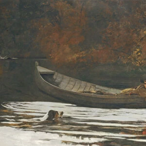 Hound and Hunter, 1892 (oil on canvas)