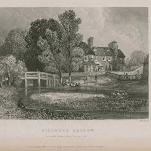 Hughes ferry boat over the River Lea (engraving)