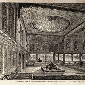Inside a kiosk of the serail in Constantinople (present-day Istamboul)