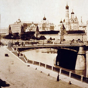 The Kremlin, Moscow, c. 1905 (b / w photo)