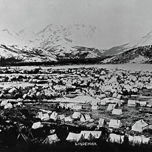Lake Lindeman, from One Man's Gold Rush: A Klondike Album by Murray Cromwell Morgan (b/w photo)