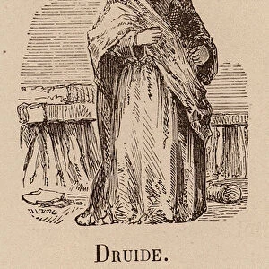 Le Vocabulaire Illustre: Druide; Druid (engraving)
