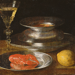 Still life with lobster, c. 1630 (oil on canvas)