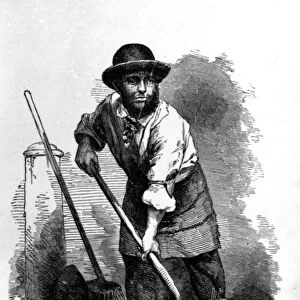 The London Scavenger, illustration from London Labour and the London Poor by Henry Mayhew