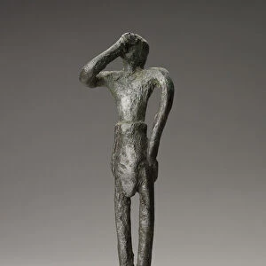 Male votive figurine, Middle Minoan III Period - Late Minoan I Period (copper alloy)