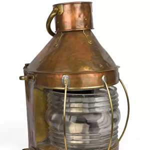 Masthead steaming light from the SS River Clyde, c. 1915 (light, masthead)