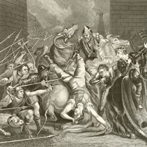 Mayor of London killing Wat Tyler (engraving)