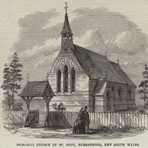 Memorial Church of St John, Burrangong, New South Wales (engraving)