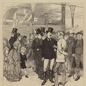 The Metropolitan Horse Show, a Sketch at the Agricultural Hall (engraving)