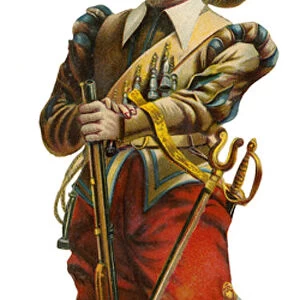 Musketeer of the time of king Charles II