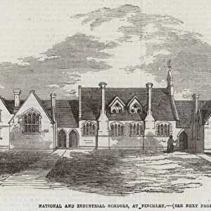 National and Industrial Schools, at Finchley (engraving)