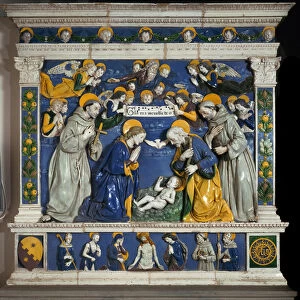 The Nativity with Saint Francis of Assisi and Saint Anthony of Padua