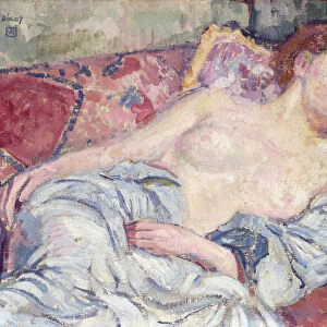 Nude on a Divan; Nu au Divan, 1907 (oil on canvas)