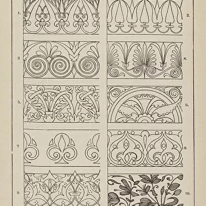 Ornament: Free Ornaments, The Link Border (engraving)